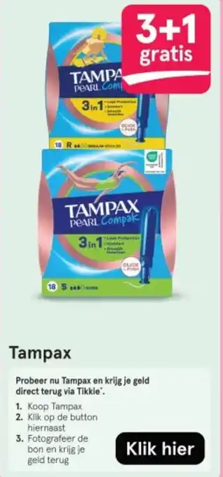 Etos Tampax aanbieding
