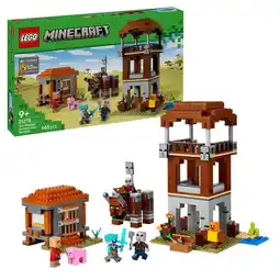 Intertoys LEGO Minecraft De Plunderaar buitenpost en Verwoester 21278 aanbieding
