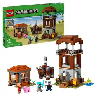 Intertoys LEGO Minecraft De Plunderaar buitenpost en Verwoester 21278 aanbieding