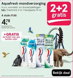Etos Aquafresh mondverzorging aanbieding