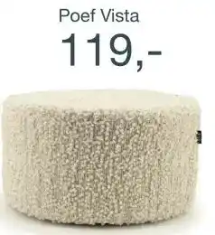 IN.HOUSE Poef Vista aanbieding