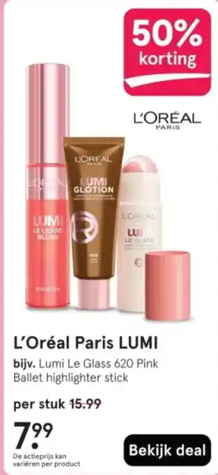 Etos L'oréal paris lumi aanbieding