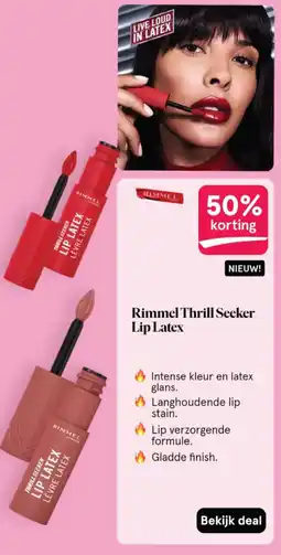 Etos Rimmel Thrill Seeker Lip Latex aanbieding