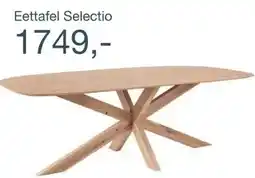 IN.HOUSE Eettafel Selectio aanbieding