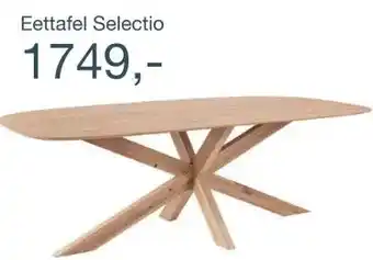 IN.HOUSE Eettafel Selectio aanbieding