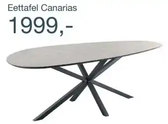 IN.HOUSE Eettafel Canarias aanbieding