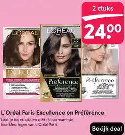 Etos L'Oréal Paris Excellence en Préférence aanbieding