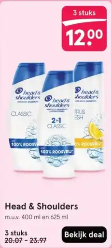 Etos Head & Shoulders aanbieding