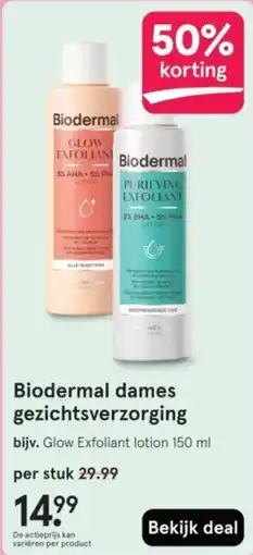 Etos Biodermal dames gezichtsverzorging aanbieding