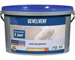 Hornbach HORNBACH Gevelverf wit 10 l aanbieding