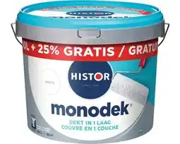 Hornbach HISTOR Monodek Muurverf wit 10 l + 25% aanbieding