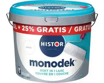 Hornbach HISTOR Monodek Muurverf wit 10 l + 25% aanbieding
