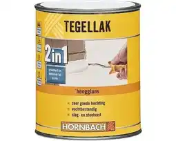 Hornbach HORNBACH Tegellak 2in1 glanzend wit 1 l aanbieding