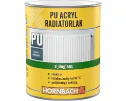 Hornbach HORNBACH Radiatorlak zijdeglans RAL 9010 750 ml aanbieding