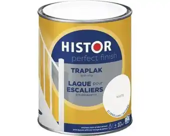 Hornbach HISTOR Perfect Finish Traplak wit 750 ml aanbieding