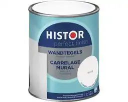 Hornbach HISTOR Perfect Finish Wandtegels lak zijdeglans wit 750 ml aanbieding