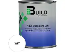 Hornbach BUILD Aqua lak zijdeglans wit 750 ml aanbieding