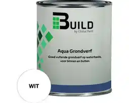 Hornbach BUILD Aqua grondverf wit 750 ml aanbieding