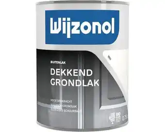 Hornbach WIJZONOL Dekkend grondlak wit 750 ml aanbieding