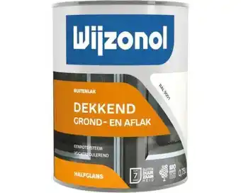 Hornbach WIJZONOL Grond- en aflak in één halfglans RAL 9001 750 ml aanbieding