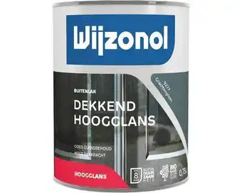 Hornbach WIJZONOL Dekkend hoogglanslak grachtengroen 9277 750 ml aanbieding