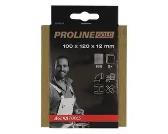 Hornbach PROLINE GOLD Soft pad P180 100x120x12 mm aanbieding