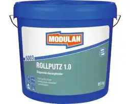 Hornbach MODULAN 5003 Rollputz korrelgrootte 1,0 mm 15 kg aanbieding