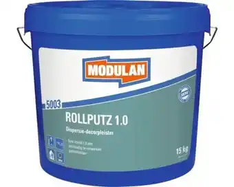 Hornbach MODULAN 5003 Rollputz korrelgrootte 1,0 mm 15 kg aanbieding