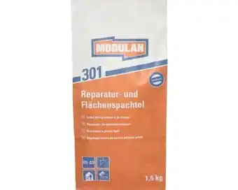 Hornbach MODULAN 301 Reparatie- en uitvlakspachtel binnen medium 1,5 kg aanbieding