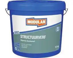 Hornbach MODULAN 5002 Structuurverf korrelgrootte 0,5 mm 15 kg aanbieding