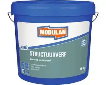 Hornbach MODULAN 5002 Structuurverf korrelgrootte 0,5 mm 15 kg aanbieding