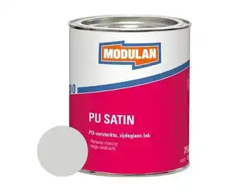 Hornbach MODULAN 6100 PU Satin zijdeglans lak lichtgrijs RAL 7035 750 ml aanbieding