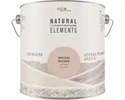 Hornbach NATURAL ELEMENTS Leemverf Vreugde oud roze 2,5 l aanbieding