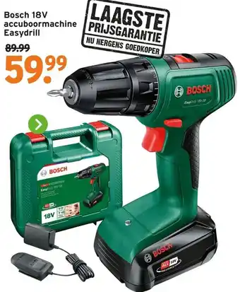GAMMA Bosch 18V accuboormachine aanbieding