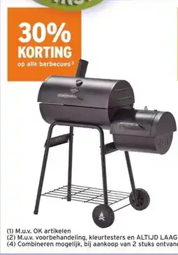 GAMMA 30% KORTING op alle barbecues: aanbieding