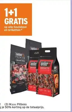 GAMMA 1+1 GRATIS op alle houtskool en briketten 4 aanbieding