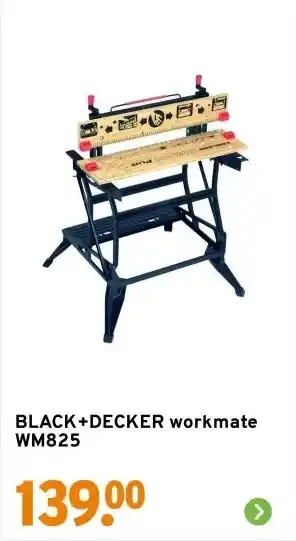 GAMMA BLACK+DECKER workmate WM825 aanbieding