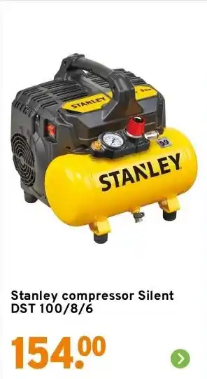 GAMMA Stanley compressor Silent DST 100/8/6 aanbieding