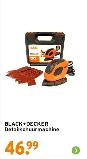 GAMMA BLACK+DECKER Detailschuurmachine BEW230K-QS aanbieding