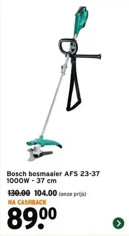 GAMMA Bosch bosmaaier AFS 23-37 1000W 37 cm aanbieding