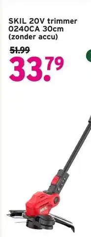 GAMMA SKIL 20V trimmer 0240CA 30cm (zonder accu) aanbieding