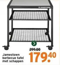 GAMMA Jamestown barbecue tafel met schappen aanbieding