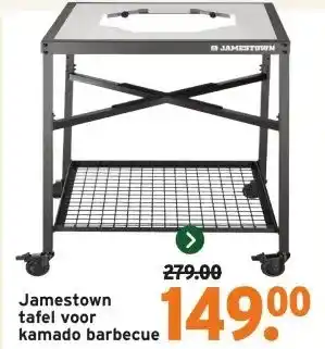 GAMMA Jamestown tafel voor kamado barbecue aanbieding