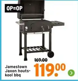 GAMMA Jamestown Jaxon houts- kool bbq aanbieding