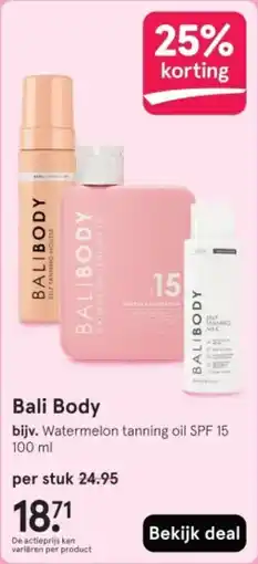 Etos Bali Body aanbieding