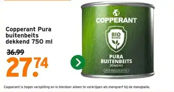 GAMMA Copperant Pura buitenbeits dekkend 750 ml aanbieding