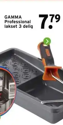 GAMMA Professional lakset 3 delig aanbieding