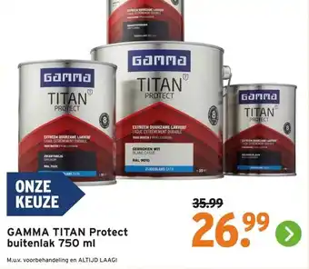 GAMMA GAMMA TITAN Protect buitenlak 750 ml aanbieding