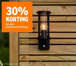 GAMMA 30% KORTING op alle buitenverlichting aanbieding