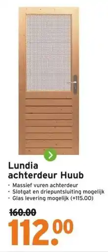 GAMMA Lundia achterdeur Huub aanbieding